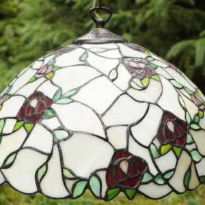 Tiffany – 40 cm – Håndlavet glas – Pendel