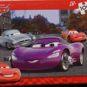 Biler / Cars puslespil 100 brikker for børn over 5 år. Som nyt.