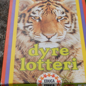 Dyrelotteri fra EDUCA. Klassisk læringsspil for de mindste. Vintage stand