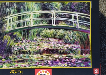 Puslespil 1500 brikker Eduka, Claude Monet motiv. Som nyt