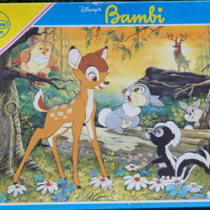 Bambi puslespil fra Disney- Træbrikker i høj kvalitet 40 brikker. For de mindste
