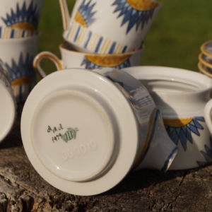 6 personers kaffesæt 1972 – 1977 – Retro suisse largenthal – bavaria Schumann Arzberg Germany