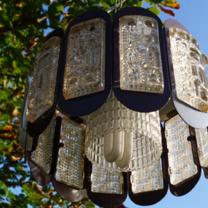 Smuk Vintage retro spisebordslampe 26 cm med kædeophæng