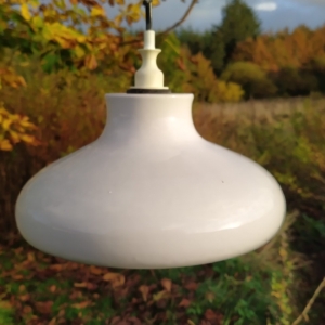 Axella 1204 porcelæns lampe. Sjælden og helt unik.
