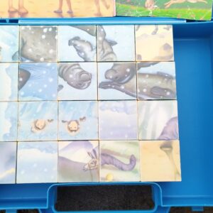 UNICEF puslespil med 5 motiver