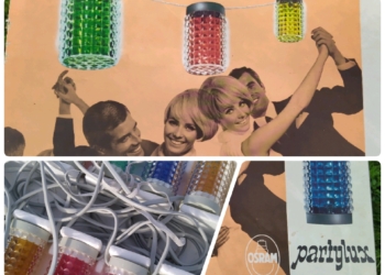 Originale Osram party lux lamper fra 70 erne.