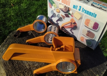 Fransk vintage snitter Mouli Grater i perfekt stand fra 1970