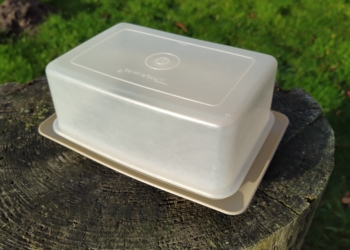 Tupperware ost/Smør box retro