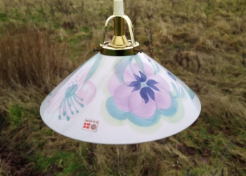 Lækker dansk Søholm keramik lampe 26 cm i diameter