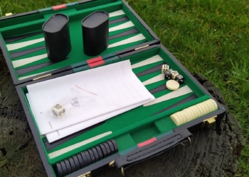 Backgammon kuffert