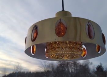 Lækker retro bordlampe