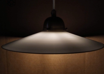 Smuk stor Holmegaard antik skomagerlampe