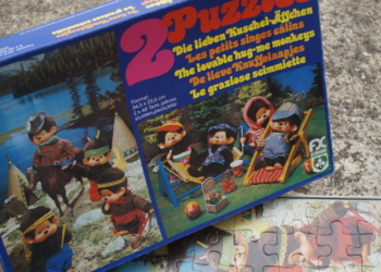 Puslespil – Bølle/Bimse – Sjældent – For børn – 2 x 48 brikker – Unikt retro