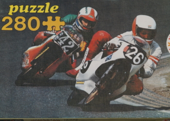 Sjælden MOTOGP puslespil fra 70 erne. 280 brikker. God stand fra Educa puzzles