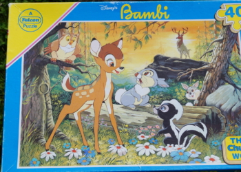Bambi puslespil fra Disney- Træbrikker i høj kvalitet 40 brikker. For de mindste