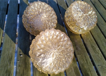 3 ens diamant plafonder. Sjældent retro sæt til gangen. Sæt pris. Odreco plafond dansk design.