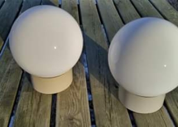 2 STK Glas kupler til badeværelset. Sæt pris