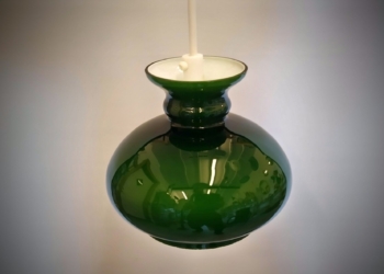 Holmegaard mini pendel – Upcycled