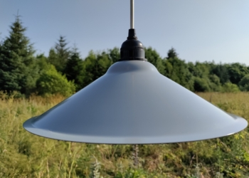 Svensk vintage industri pendel fra Ikea Type T501. Nyt el. 30 cm