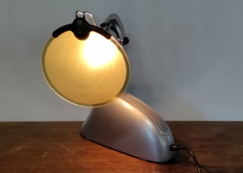 Speciallavet vintage Chicago zephyr bordlampe fra 50 erne. Upcycled. Unika lampe.