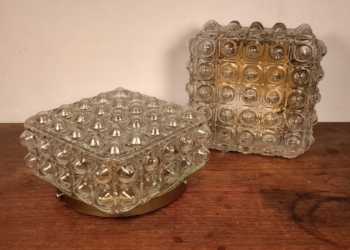 Sæt med 2 smukke vintage plafonder fra E.S.Horn art nr 581A